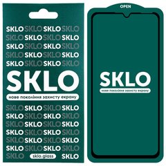 Защитное стекло SKLO 5D (full glue) для Samsung Galaxy M30s / M21, Черный