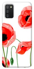 Чохол для Samsung Galaxy A02s PandaPrint Акварельні маки квіти