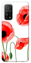 Чехол для Xiaomi Mi 10T Pro PandaPrint Акварельные маки цветы