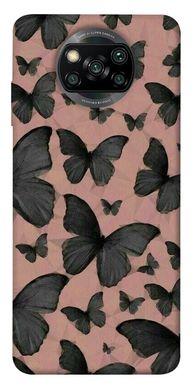 Чехол для Xiaomi Poco X3 NFC PandaPrint Порхающие бабочки паттерн