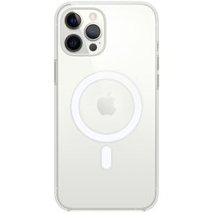 Чохол Clear Case MagSafe (АА) для Apple iPhone 12 Pro / 12 (6.1 "") Прозорий